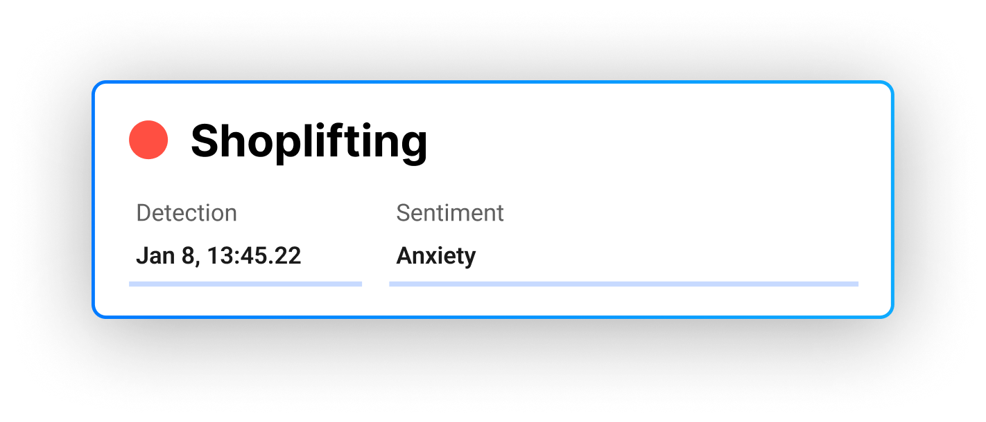 Security detection overlay